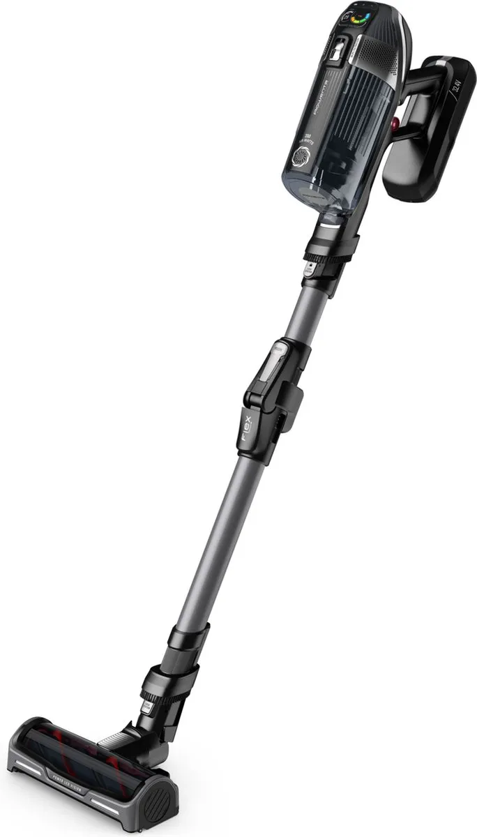 Rowenta RH99A9WO X-Force Flex 1 Steelstofzuiger - 200W - 0,9L - Zwart/Grijs