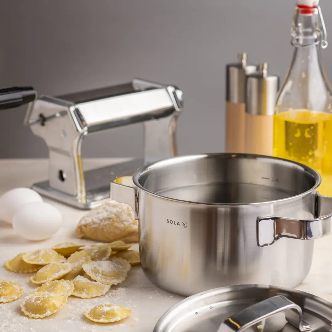 Sola Steelpan Ø16cm - Zilver - Inclusief deksel - afbeelding 6 van 6