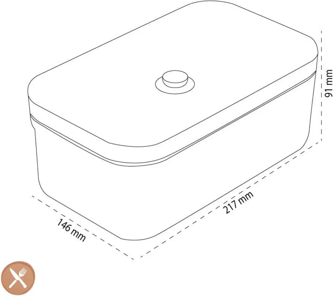 Zwilling Fresh & Save Vacuümbox 1300ml - Wit - afbeelding 6 van 6