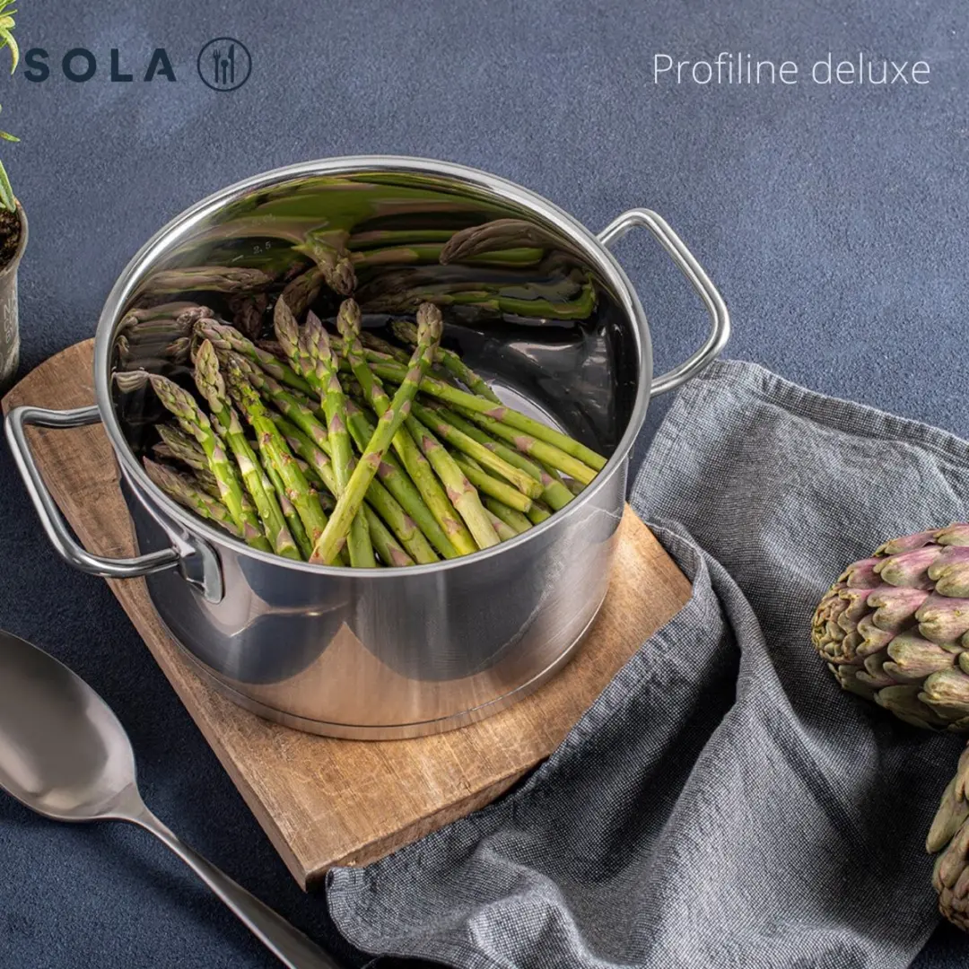 Sola Profiline Kookpan 18cm - 2L - Zilver