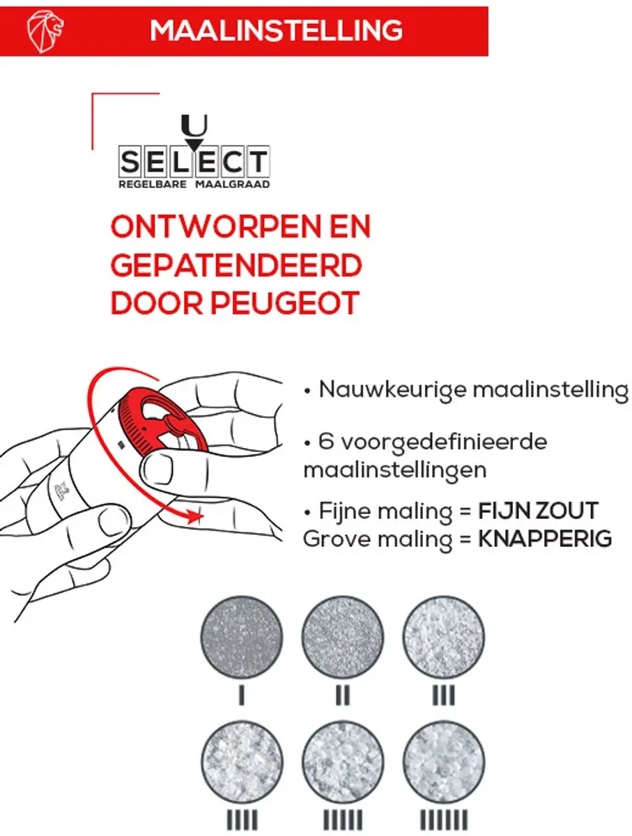 Peugeot Maestro u'Select Zoutmolen 8-delig - tan