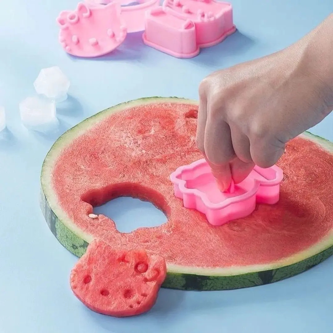 Hello Kitty Sanrio Fruit & Biscuit Mal - Roze