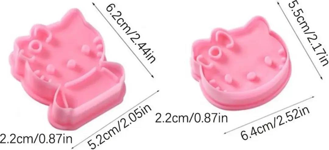 Hello Kitty Sanrio Fruit & Biscuit Mal - Roze