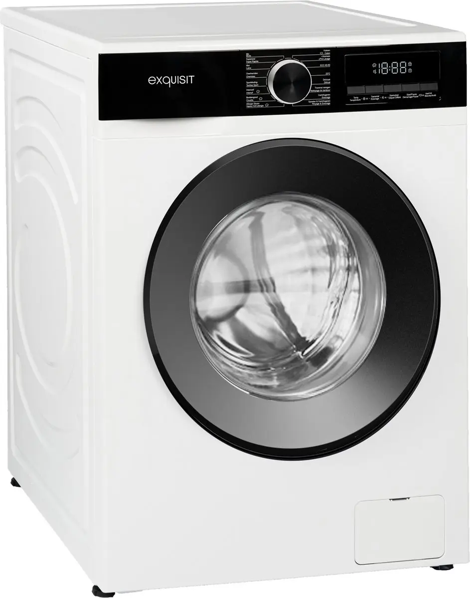 Exquisit WA8214-341A Wasmachine 8kg - Wit - afbeelding 6 van 6