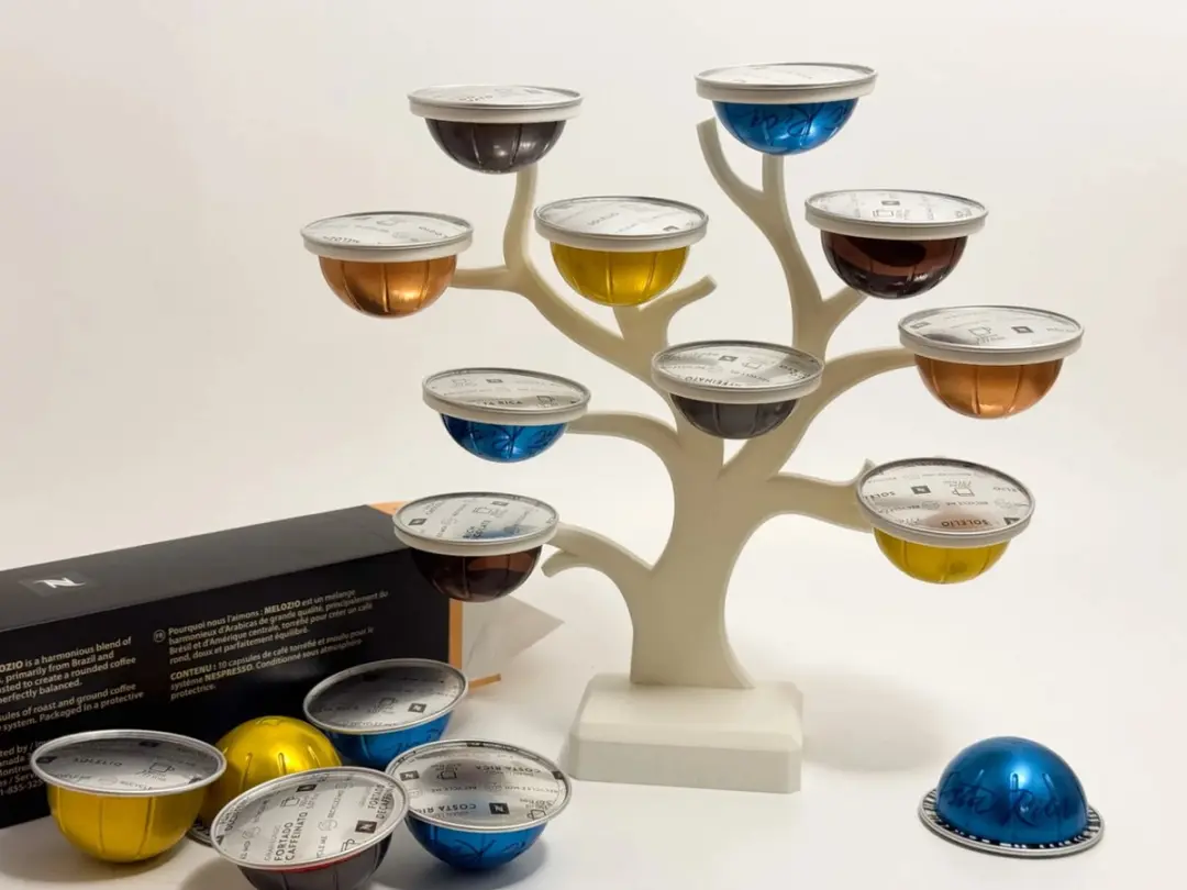 Nespresso Vertuo Capsulehouder Boomdesign - 10 Stuks - Wit