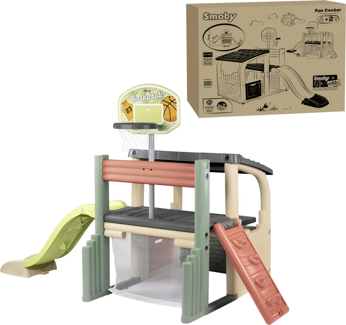 Smoby Life Fun Center Speelhuis Sportcenter 7600840206