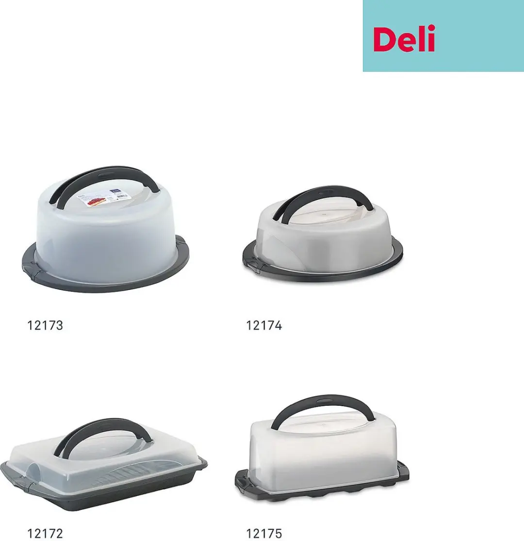 Kela Deli Bewaardoos Rechthoekig - 2-delig - Grijs