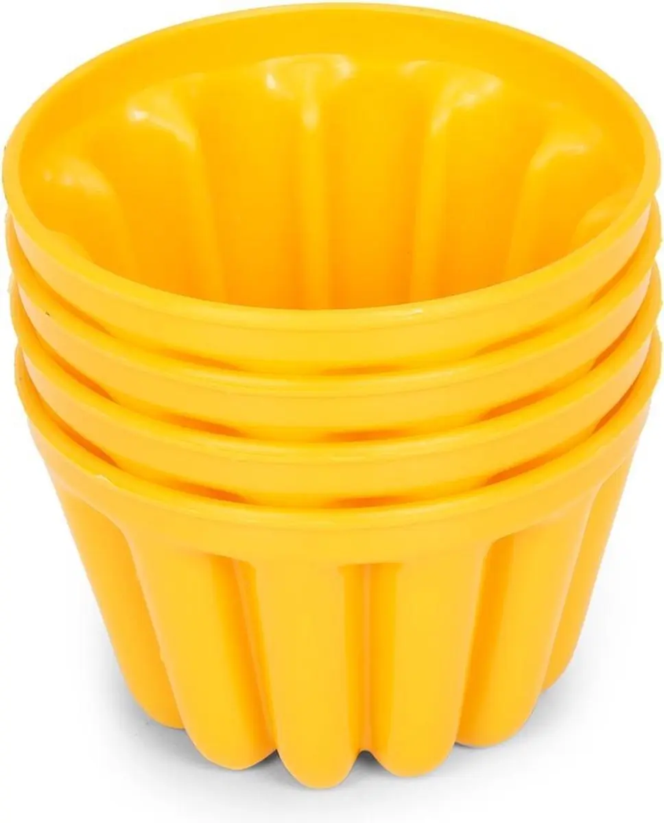 Patisse Puddingvormen 4-delig - 100ml - Multi