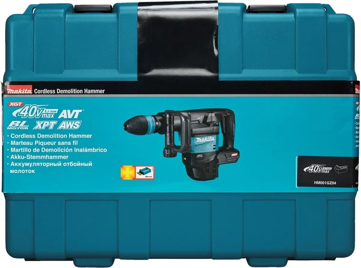 Makita HM001GZ04 Breekhamer 40V Max - 2650 Slagen/Min