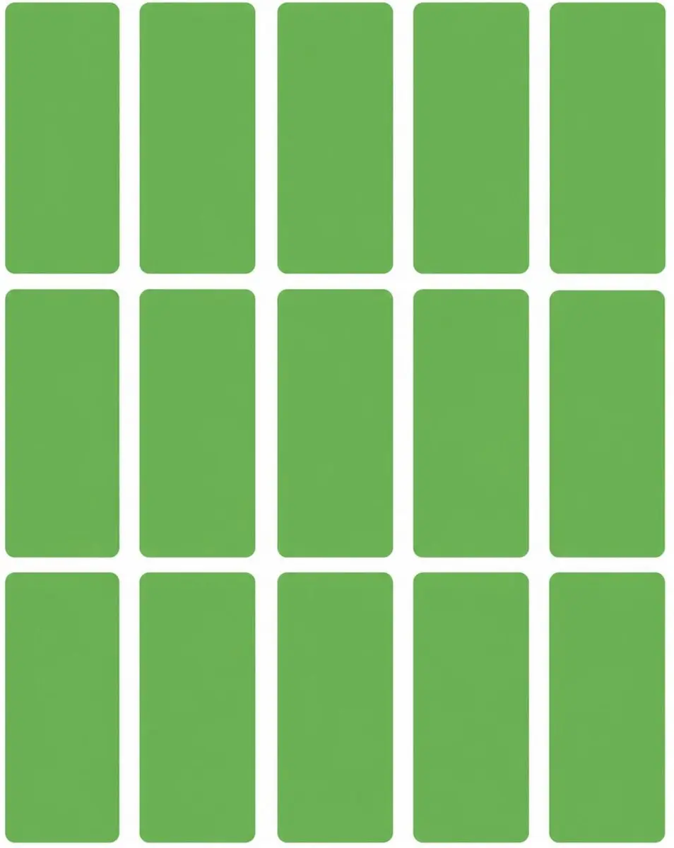 Herma Weckpotetiketten Groen 20x50mm