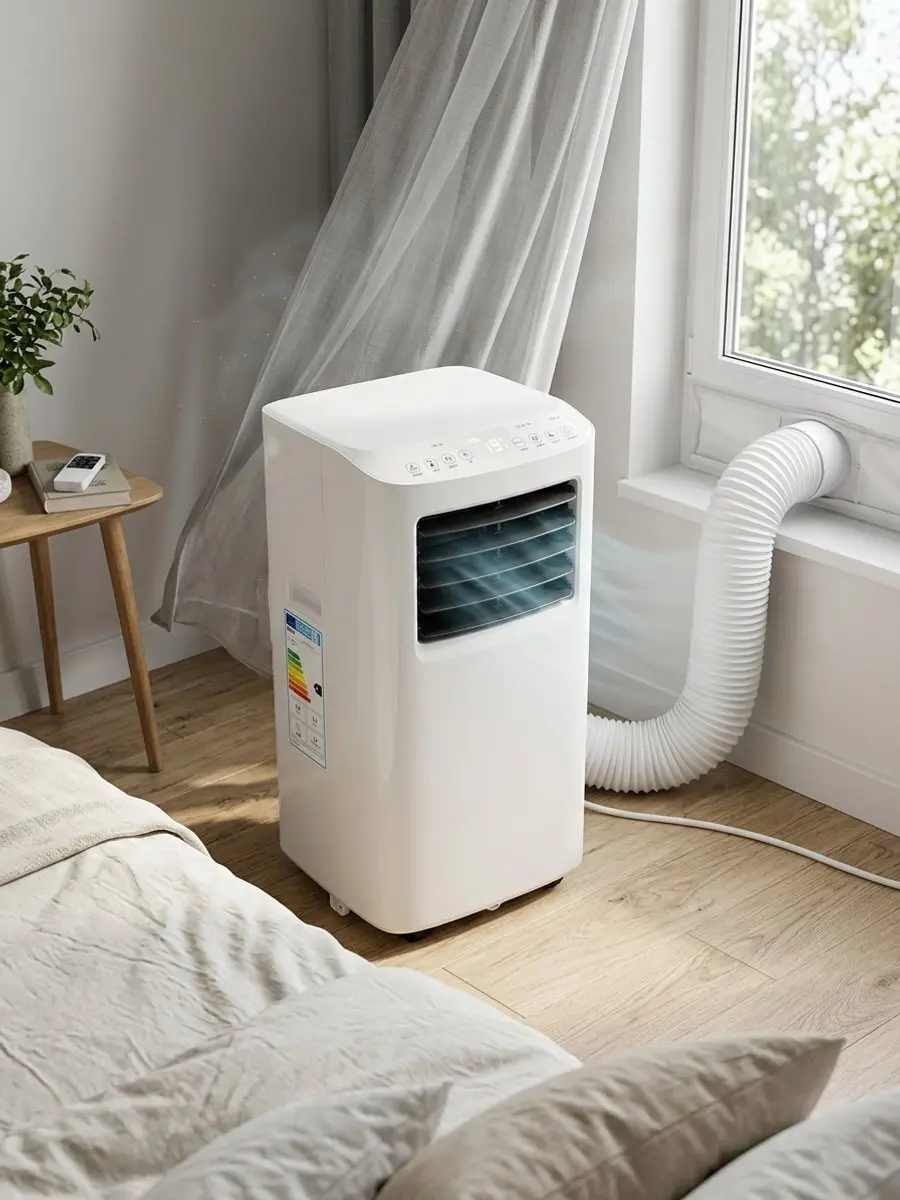Tronic Mobiele Airco 9000 BTU - Koelen/Ontvochtigen/Ventileren - 1010W - Wit