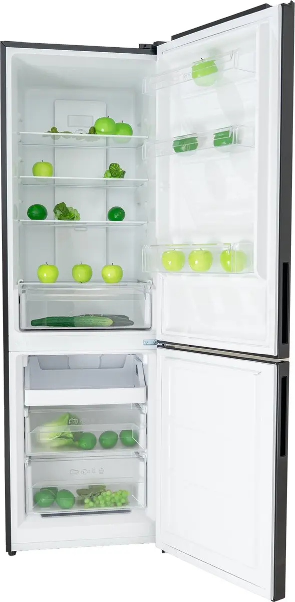 Exquisit KGC250-80-NF-040DB Koel-vriescombinatie 247L - No-Frost - Zwart