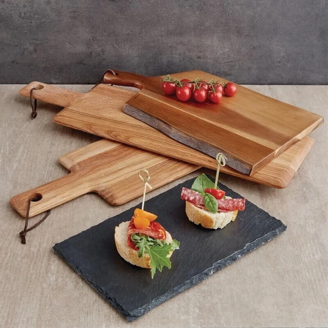 Olympia Acacia Plank Snijplank 35,5x25cm - Bruin
