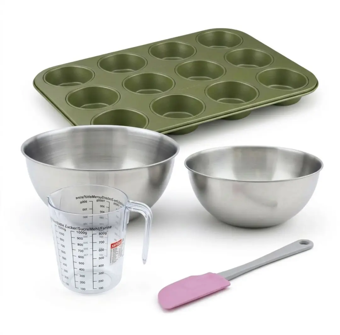 Zenker Bakkersset Muffinvorm 12 Holtes