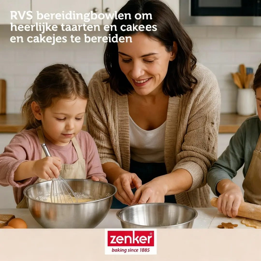 Zenker Bakkersset Muffinvorm 12 Holtes - 2 Kommen & Accessoires Groente