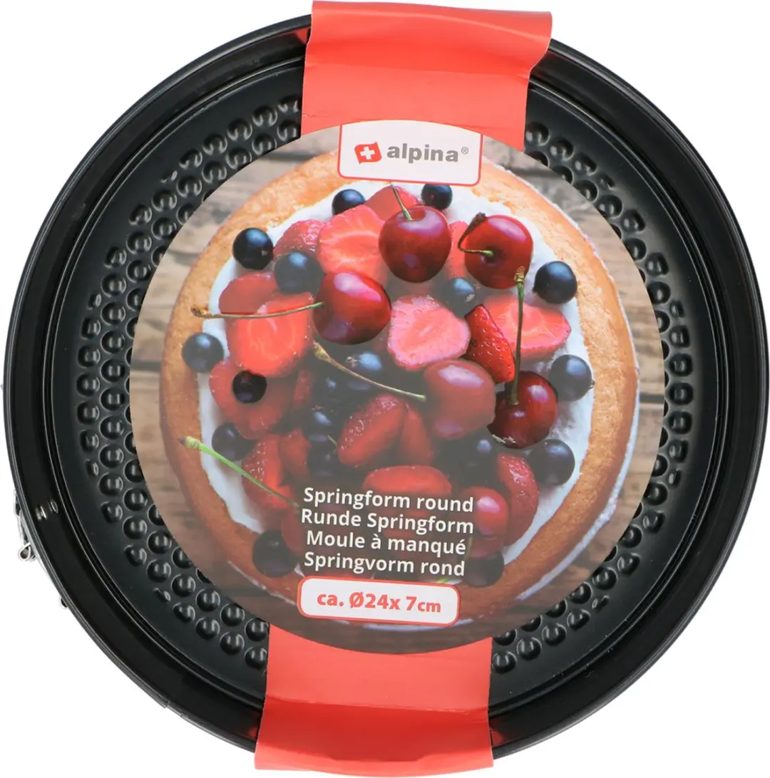 Alpina Springvorm Ø24cm Zwart