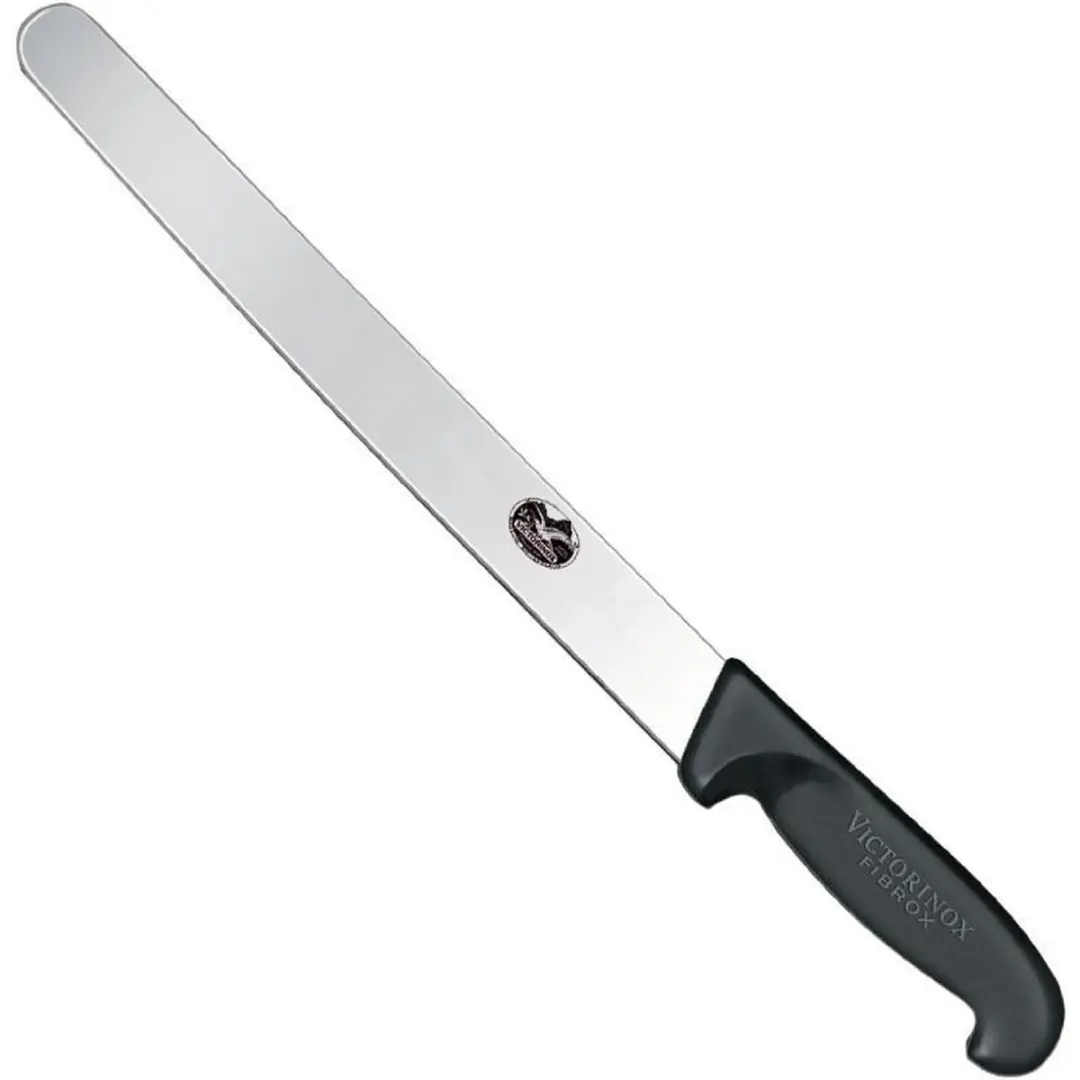 Victorinox Fibrox Bakkersmes 25cm - Zwart