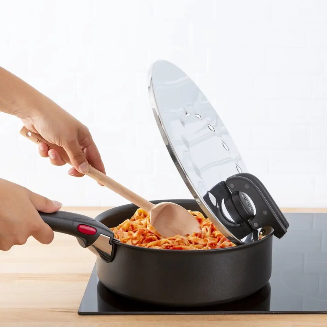 Tefal Ingenio Anti-Spat Deksel L9829802 - Ø28cm - RVS
