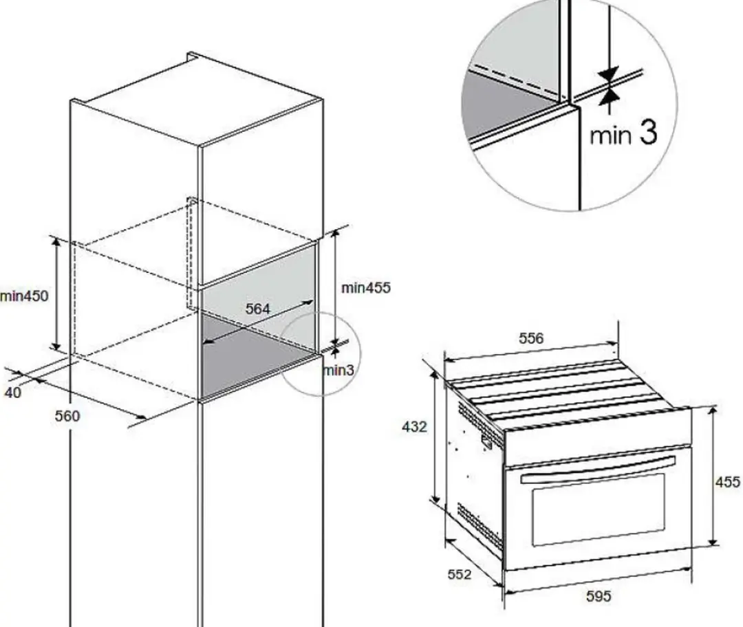Exquisit EBM4542BL Combi magnetron 900W - 43L - Zwart