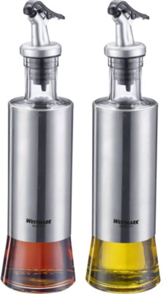 Westmark Lissabon Azijn- en Oliedispensers 2x300ml - RVS - afbeelding 6 van 6