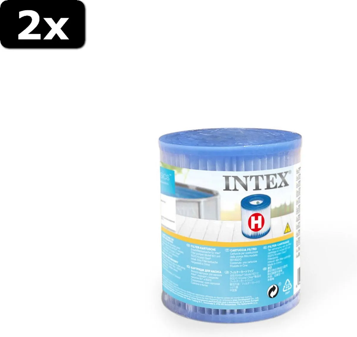 Intex Filterpatroon H 29007 - 2 Stuks