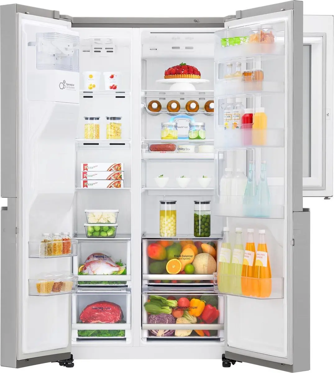 LG GSX960NSVZ Amerikaanse Koelkast 625L - InstaView Door-in-Door