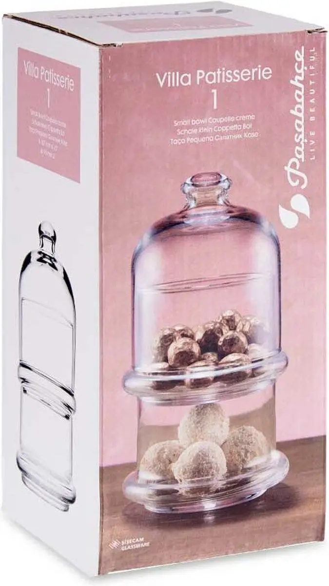 Pasabahce Villa Patisserie Glazen Voorraadpot 2-Laags - 0.23l