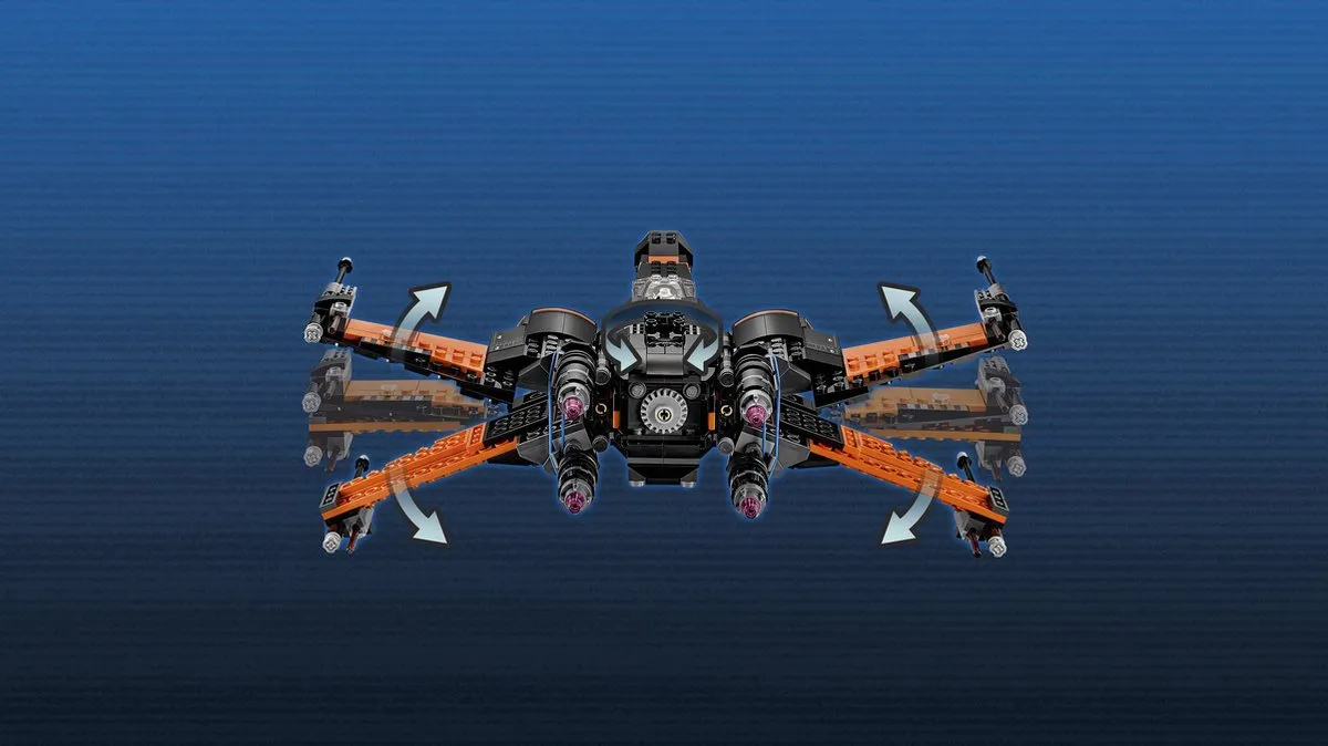 LEGO Star Wars Poe's X-Wing Fighter 75102 - 717 Stukken