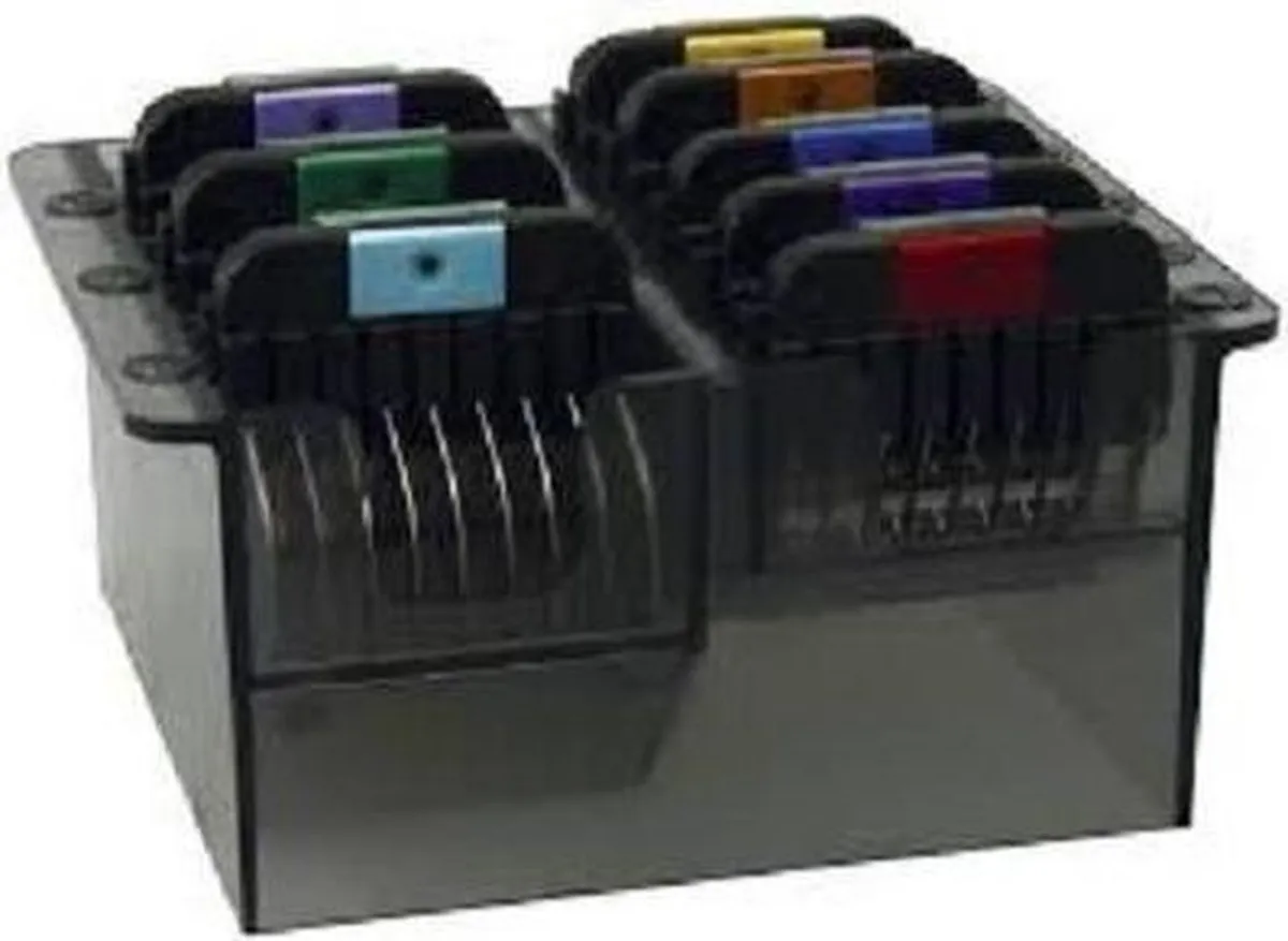 Wahl Metal Opzetkammen Snap-On Set 8 Stuks - Blauw