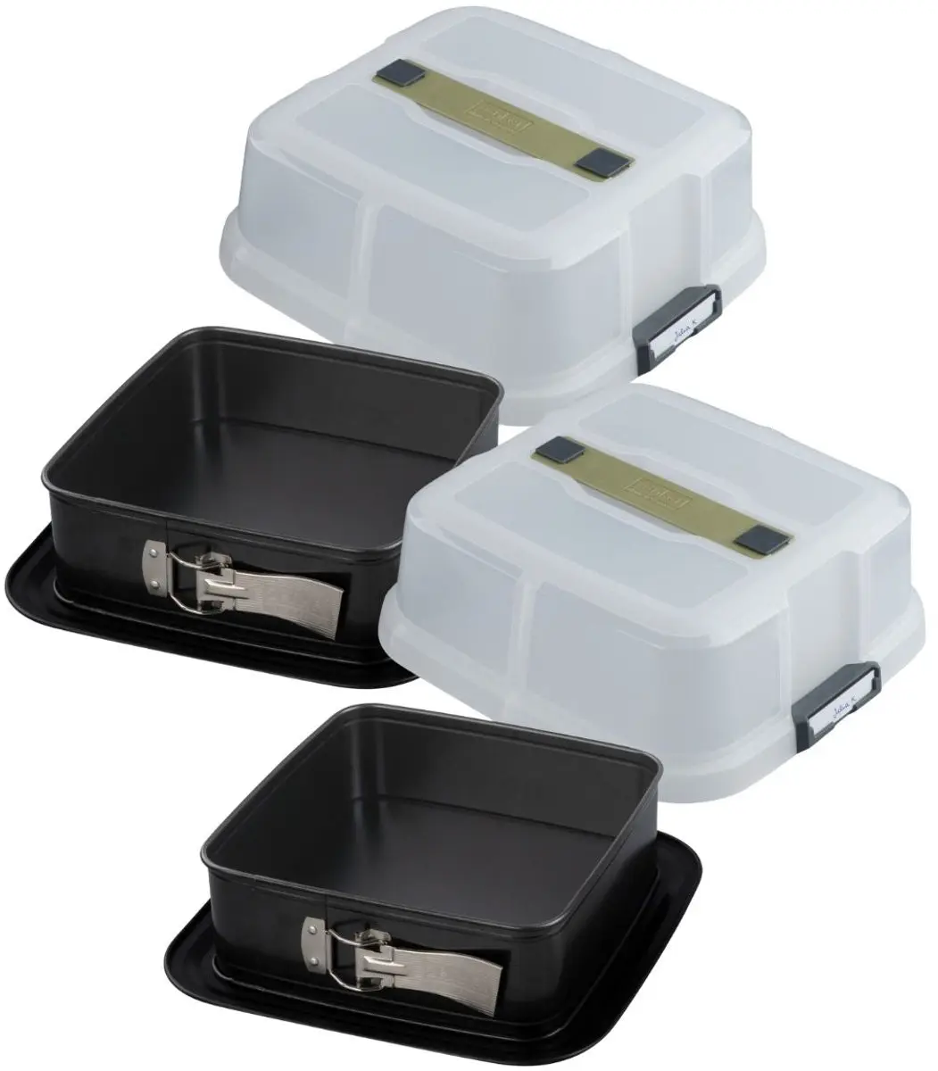 Zenker Bake Click and Go Vierkante Springvormen 23cm
