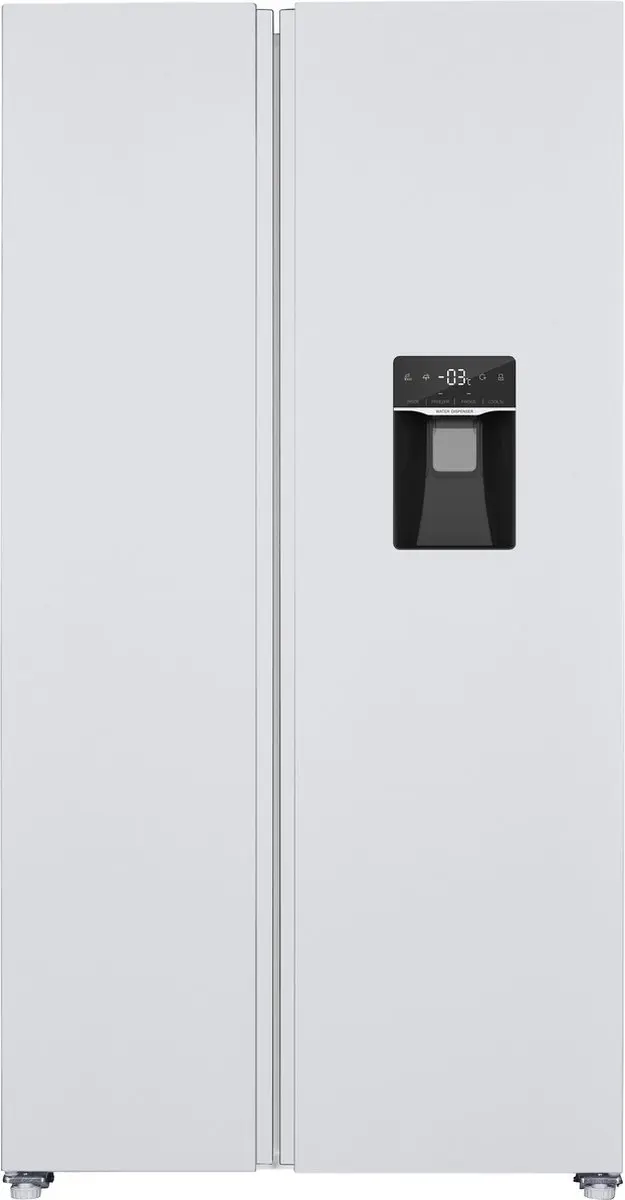 Exquisit SBS146-WS-041EW Amerikaanse Koelkast