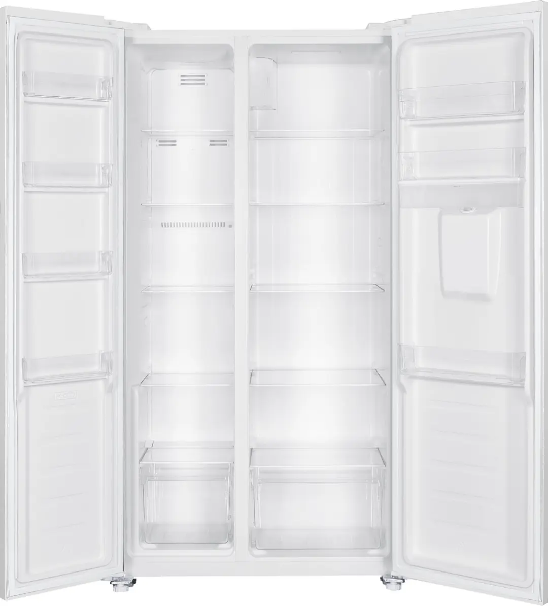 Exquisit SBS146-WS-041EW Amerikaanse Koelkast - 439L - Wit