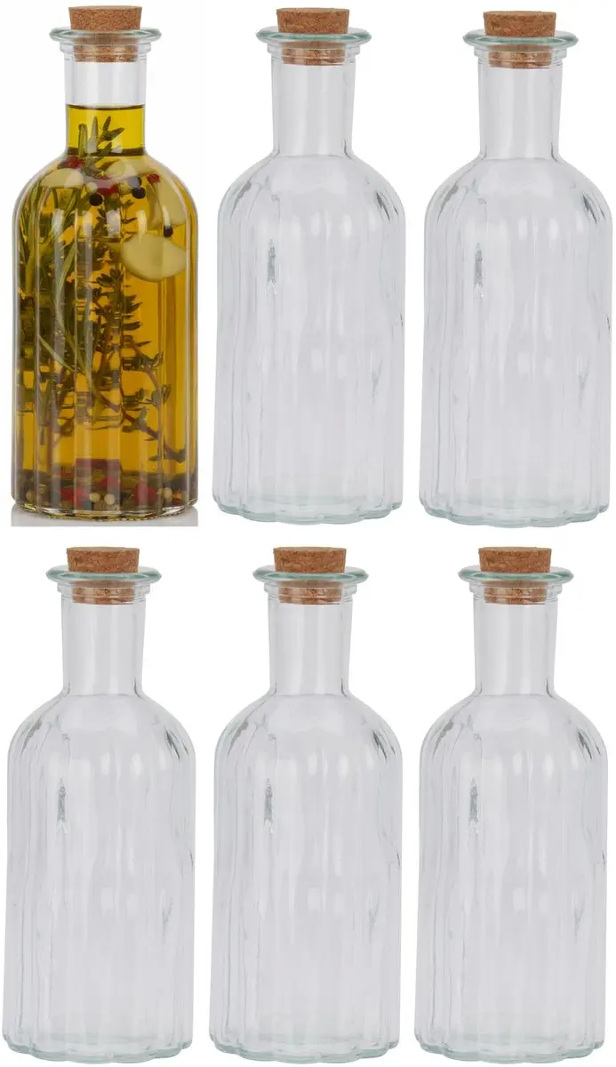 Excellent Houseware Glas Flesjes 500ml