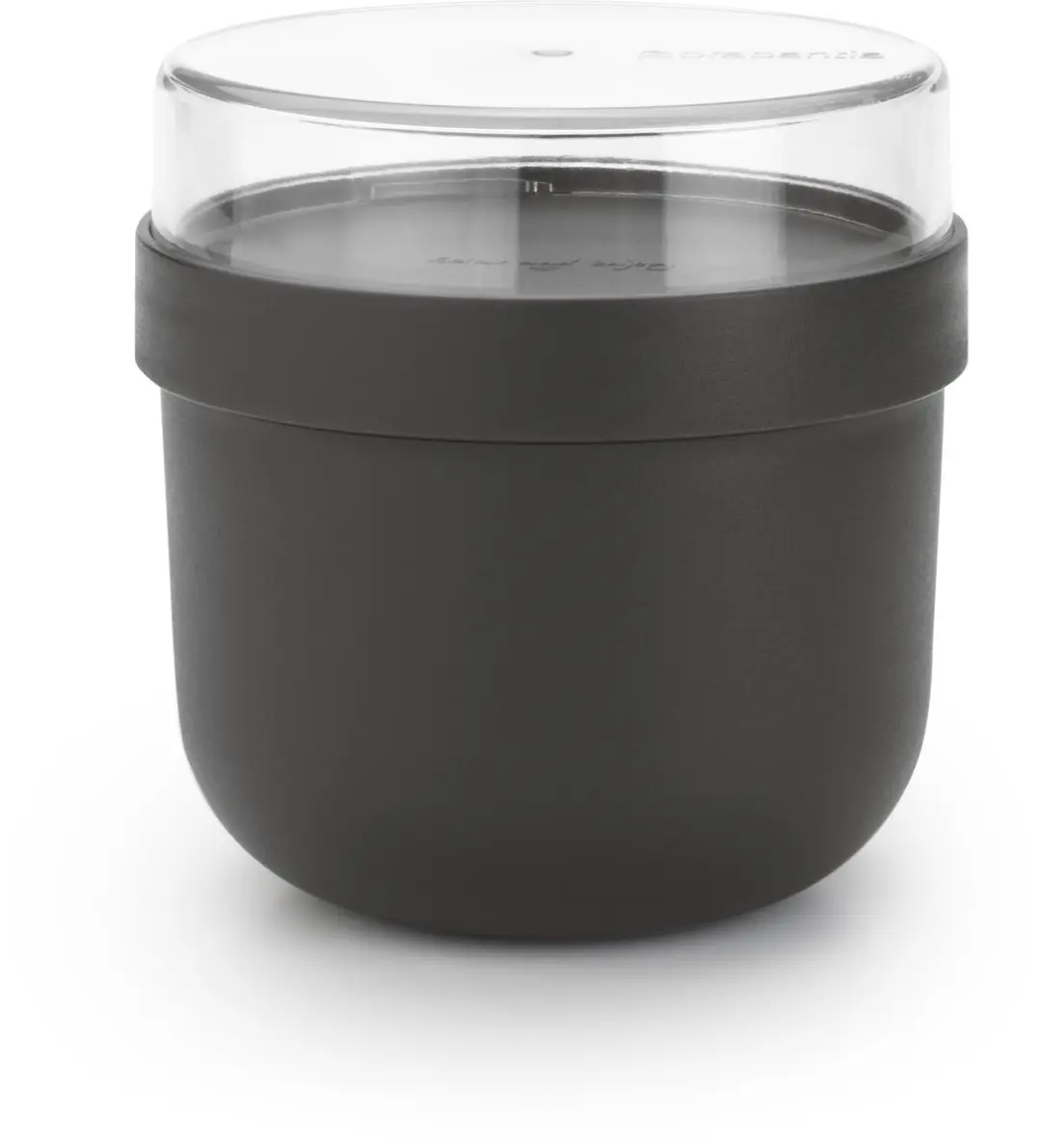 Brabantia Make & Take Lunchbox 1.3L - Dark Grey - 3-delig bestekset