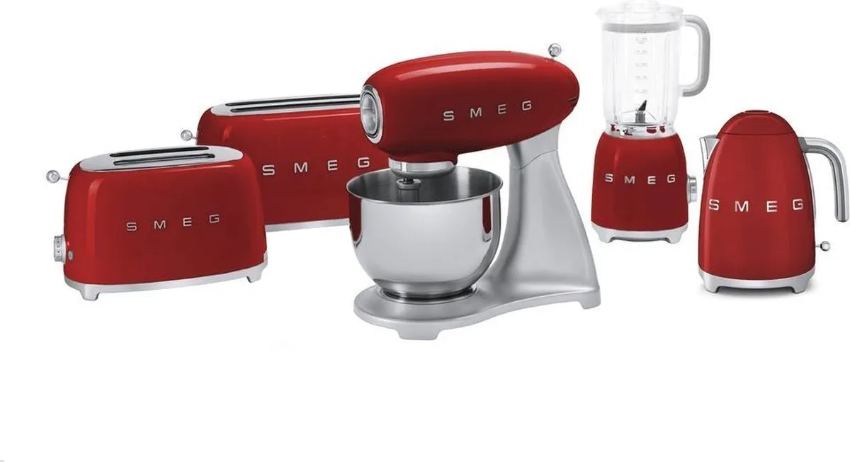 Smeg KLF03RDEU Waterkoker 1,7L - Rood - afbeelding 6 van 6