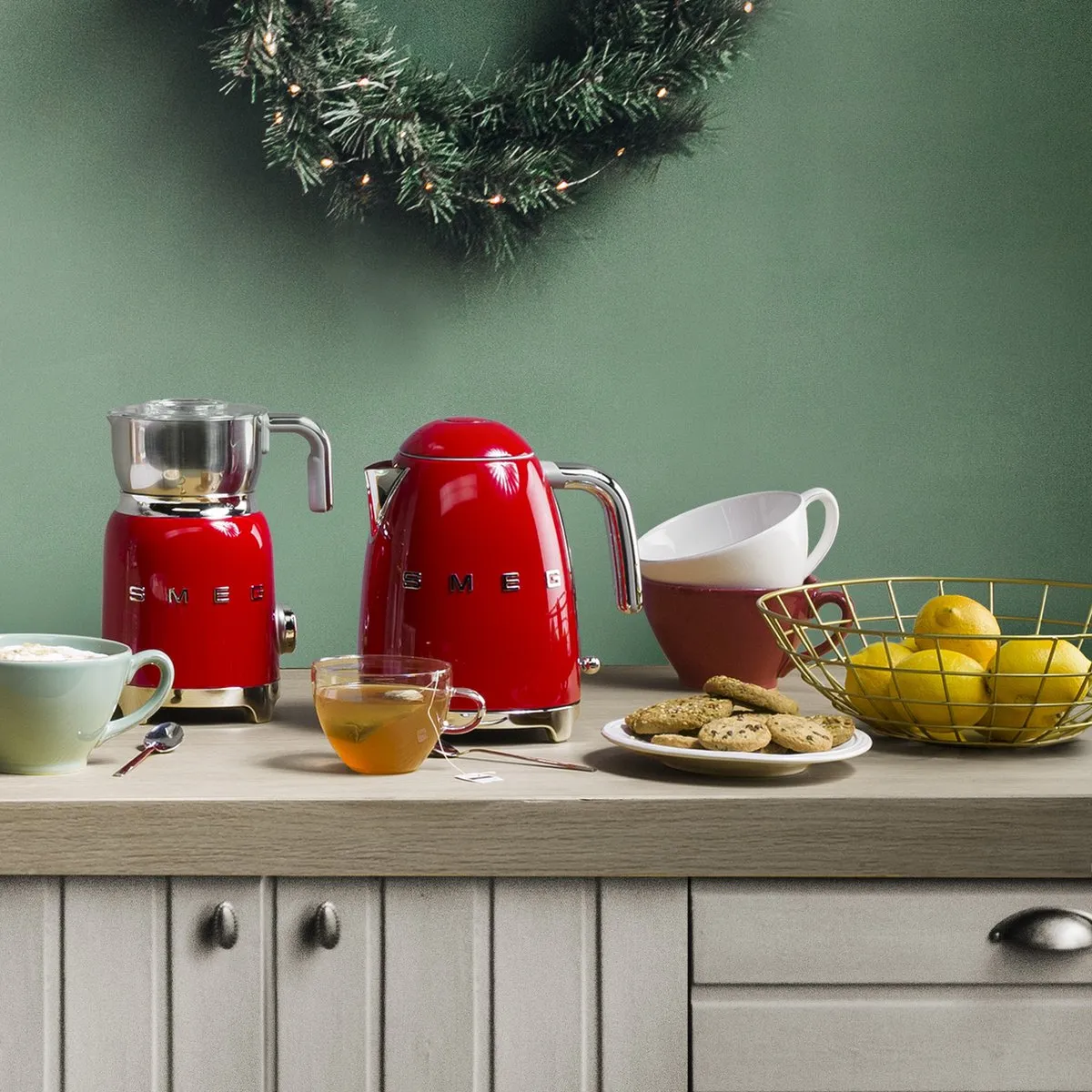 SMEG KLF03RDEU - Waterkoker - Rood - 1,7L