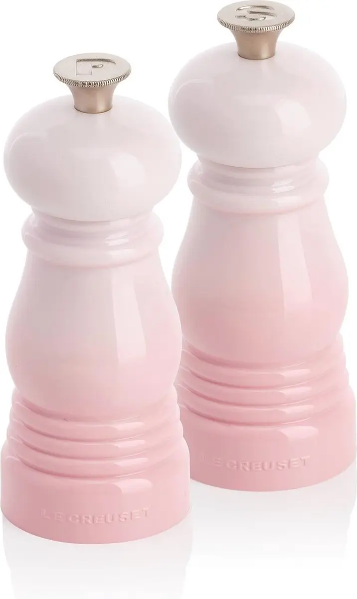 Le Creuset Mini Peper- en Zoutset Shell Pink