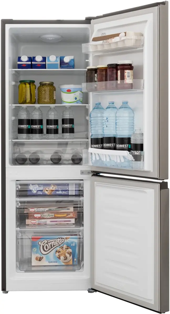 Exquisit KGC231-60-010EI Koelvriescombinatie 175L - 39dB - Inox