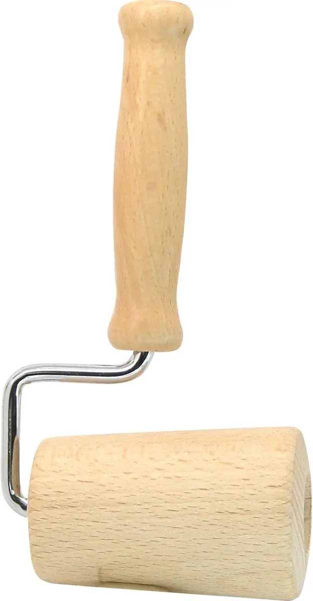 Fackelmann Boissellerie Houten Deegroller 17cm - Bruin