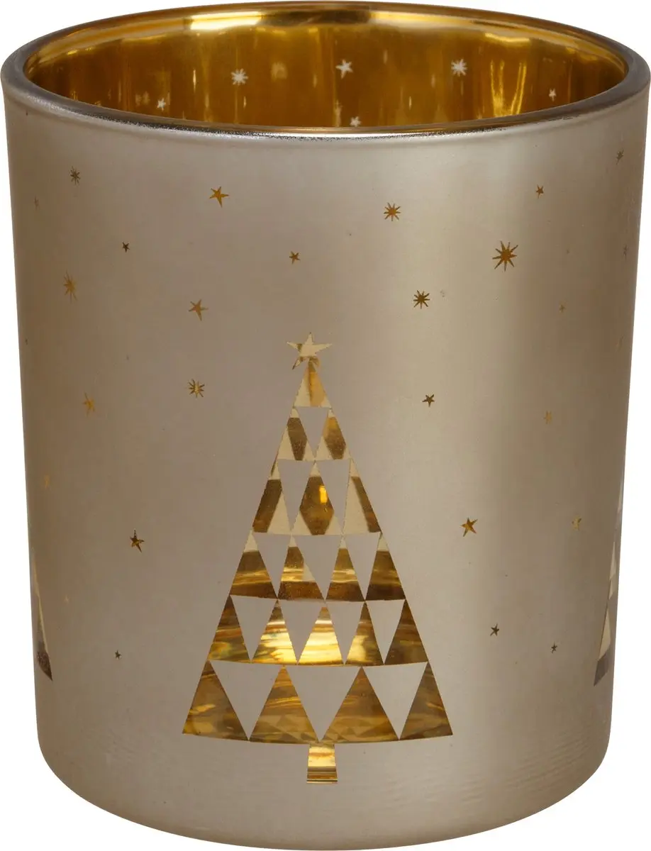 Cosy&Trendy Theelichthouder Boom Champagne