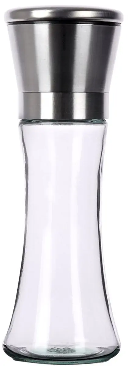 Excellent Houseware Pepermolen Glas/RVS - Instelbare Maalgraad - afbeelding 6 van 6