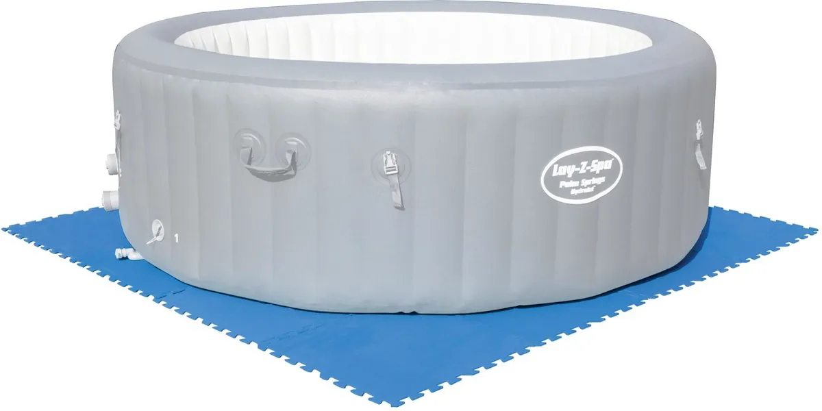 Bestway Flowclear Vloerbescherming Tegels 50x50cm - 9 Stuks - Grijs