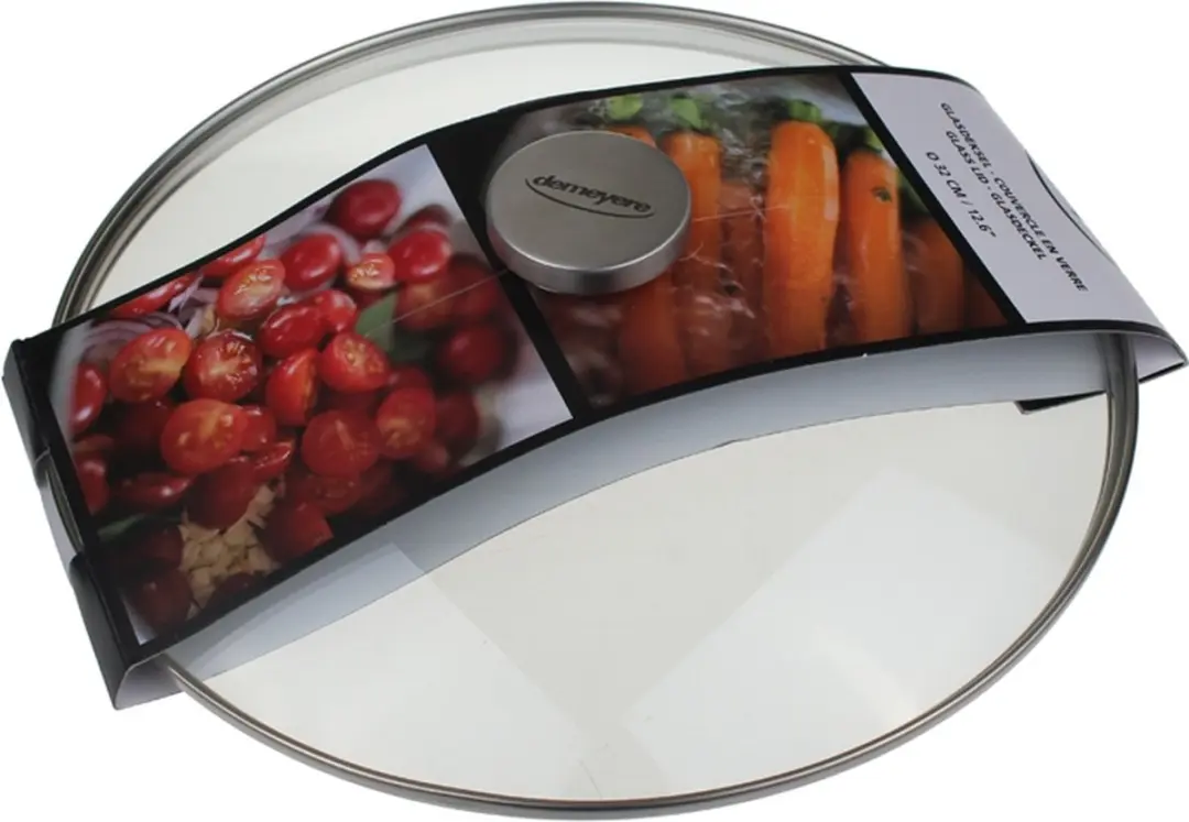 Demeyere Glazen Deksel Ø32cm - Zilver