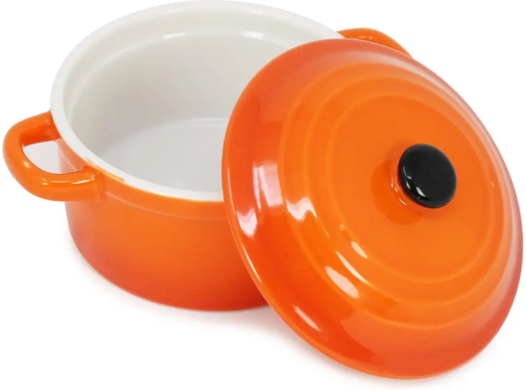 Excellent Houseware Mini Stoofpannetje 300ml - Oranje