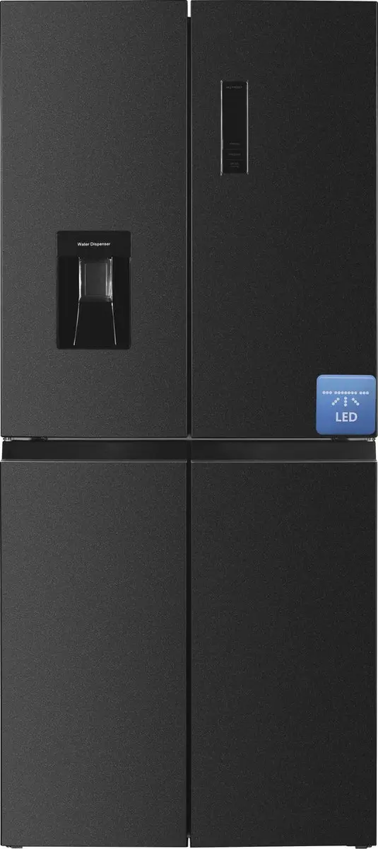 Frilec BONN-MD458-WS-040DDI Amerikaanse Koelkast
