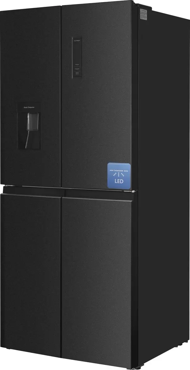 Frilec BONN-MD458-WS-040DDI Amerikaanse Koelkast - 419L - No-Frost - Dark Inox