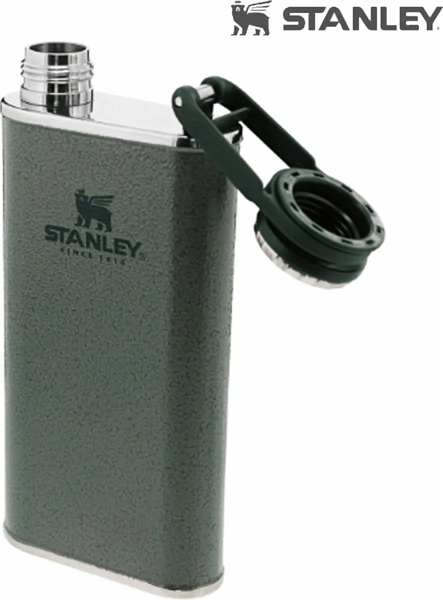 Stanley Classic Wide Mouth 100000108638 Heupfles 230ml - Hammertone Green
