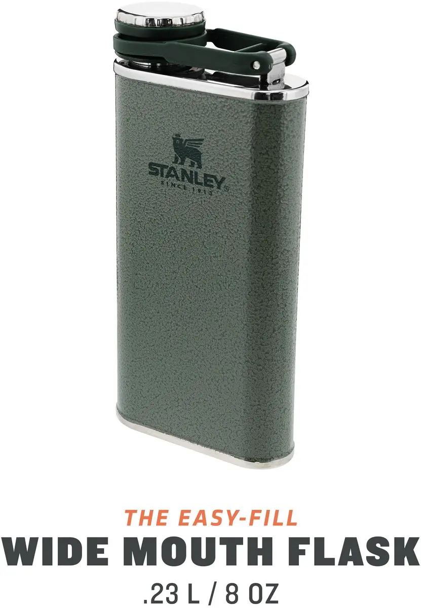 Stanley Classic Wide Mouth 100000108638 Heupfles 230ml - Hammertone Green