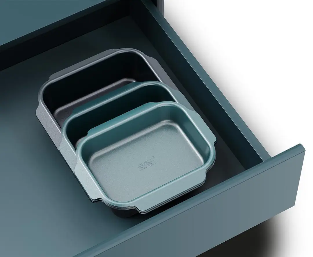 Joseph Joseph Nest Ovenschalen - 3 Stuks - Blauw - afbeelding 6 van 6