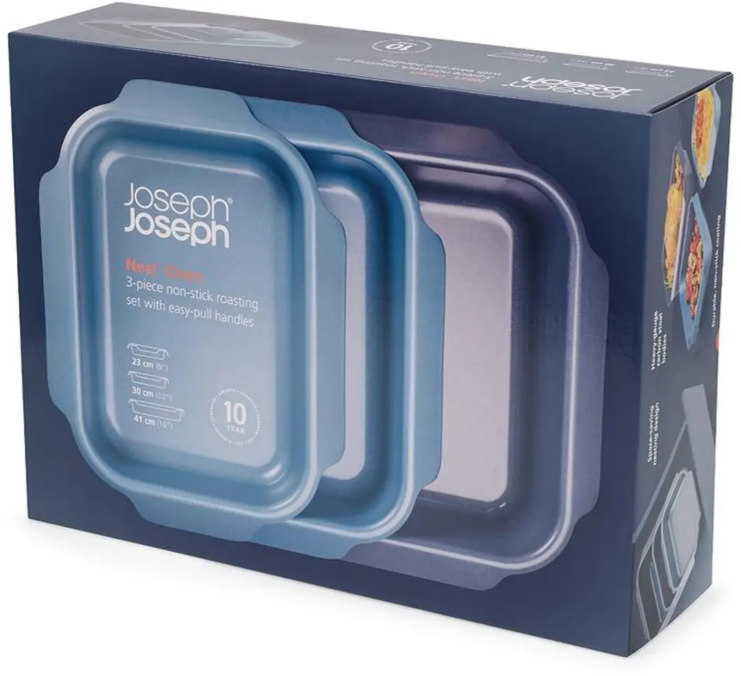 Joseph Joseph Nest Ovenschalen - 3 Stuks - Blauw
